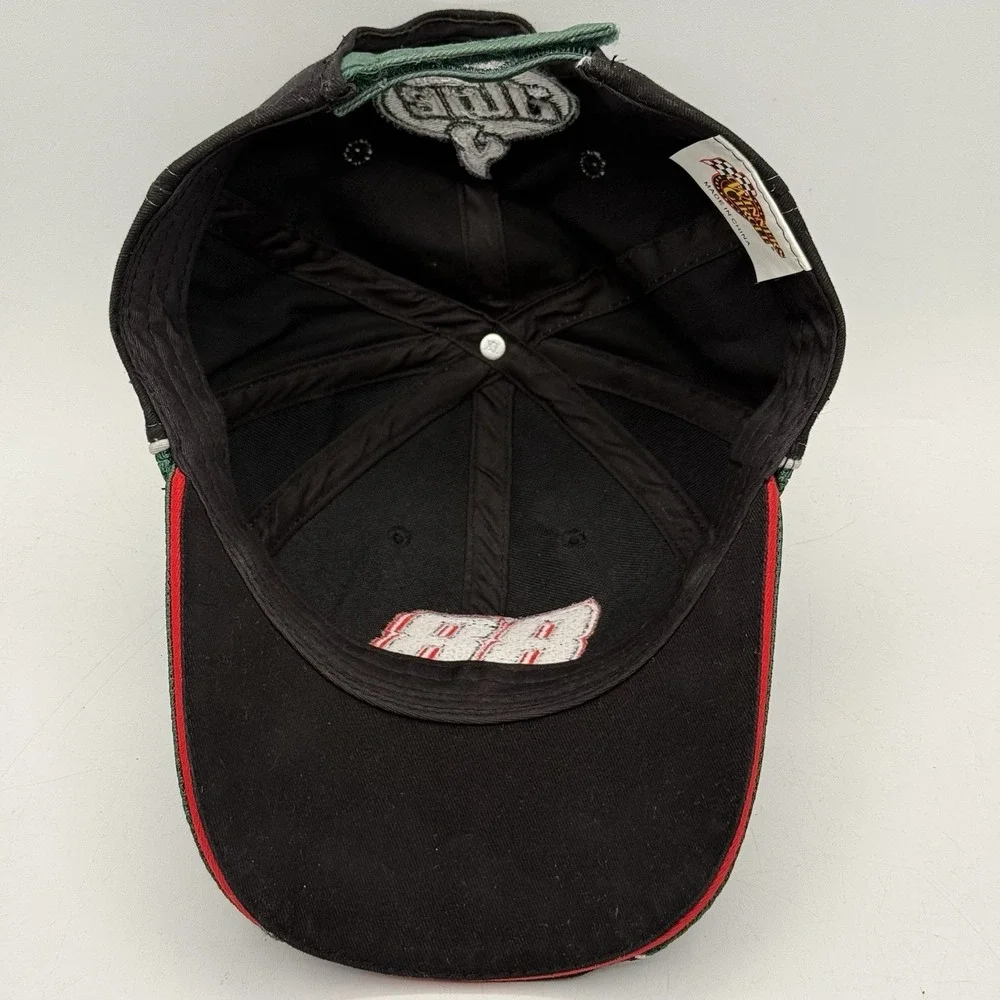 Dale Earnhardt Jr. #88 Amp Energy Green Black Baseball Hat Cap NASCAR‎ Strapback